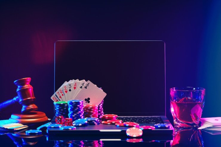 togelmandiri live casino tables displayed on a mobile phone screen